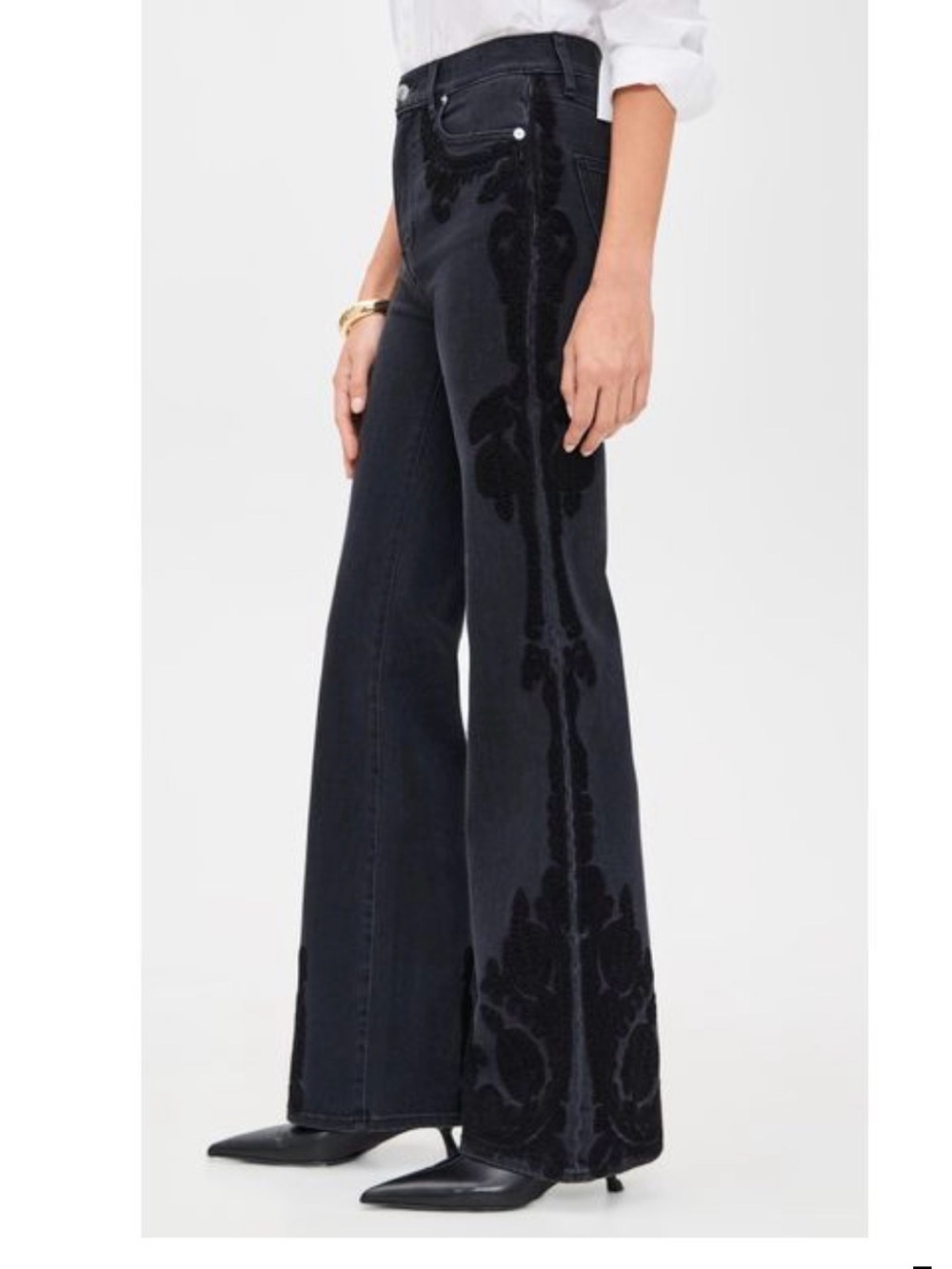 Veronica Beard Women’s Jeans 30 Crosbie High Rise Wide Leg $548 MSRP